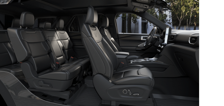21 Ford Explorer St Agate Black 3 0l Ecoboost V6 Engine With Auto Start Stop Technology Courtesy Ford Lincoln